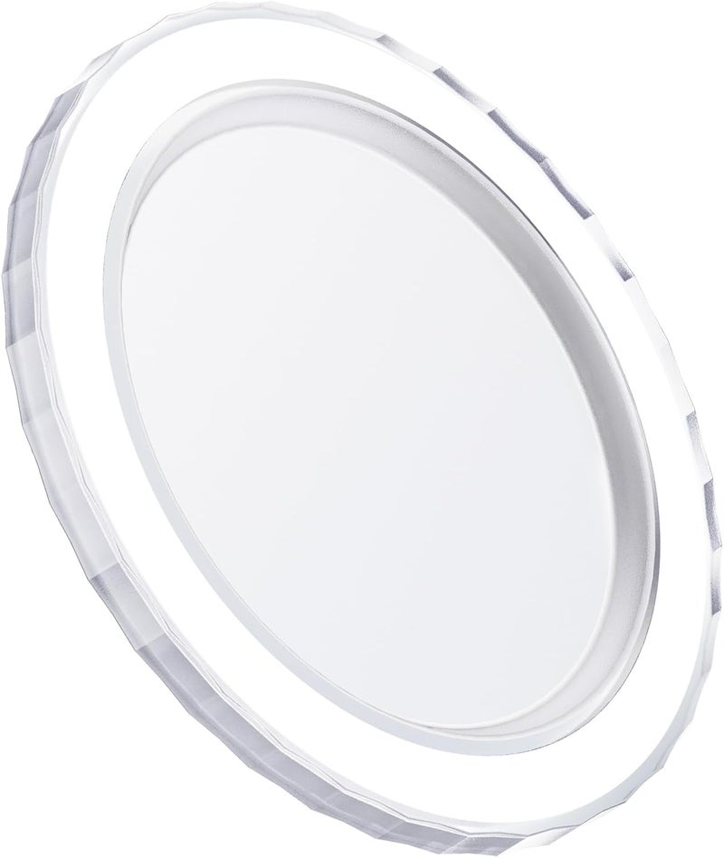 imluckies Magnetic Base Compatible with PopSocket Phone Grips and MagSafe iPhone Series Case, Removable Kindle/Phone Holder Base, Thin & Light Portable Plate, Matte Clear - Image 1